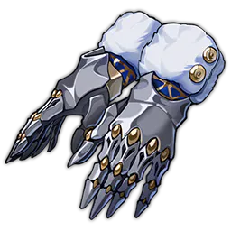 giáp tay vảy bạc của thiết vệ